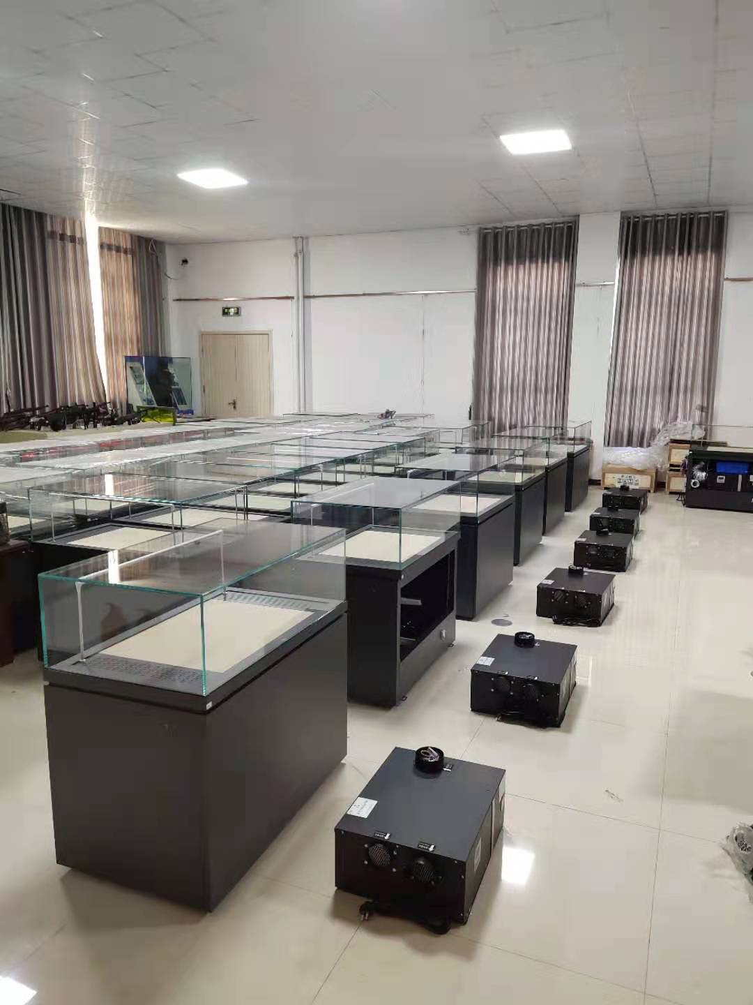 Large Museum Showcase Installation